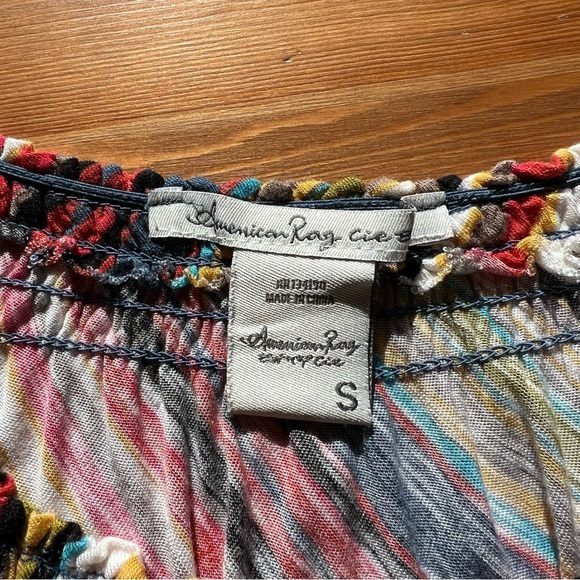 American Rag Flowy Colourful Top - Picture 3 of 12